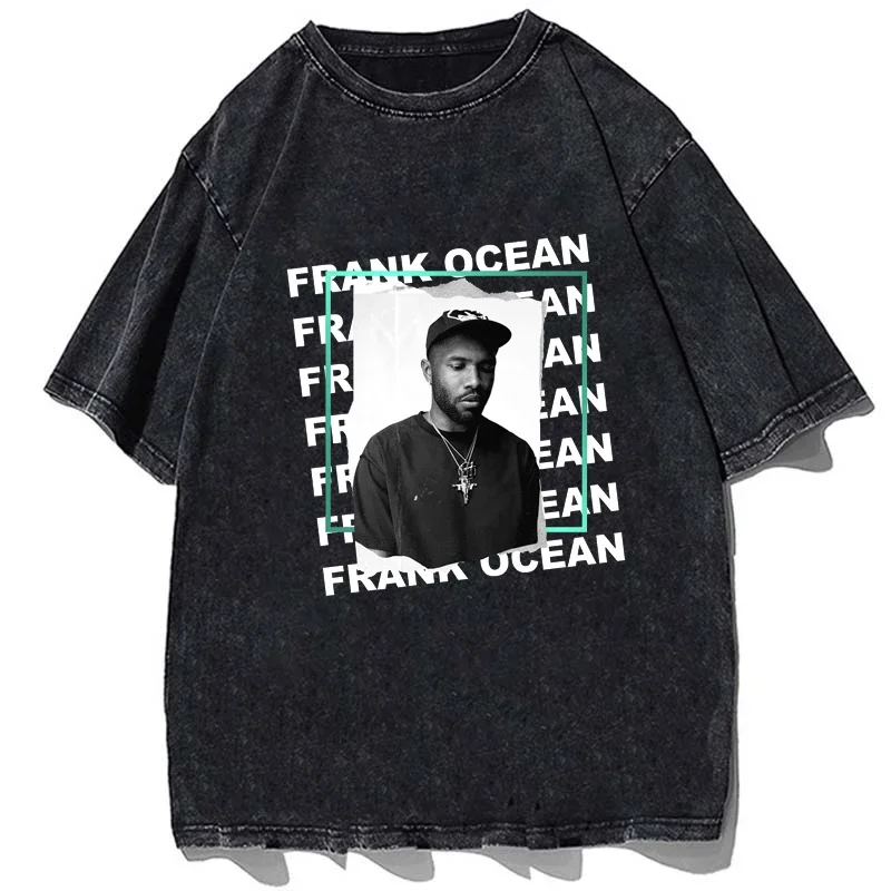 

Frank O-ocean Blonde T Shirts Accessories Men Women Pure Cotton Crazy Frank Boys Shirt Clothing Oversize Summer Male Casual Tops