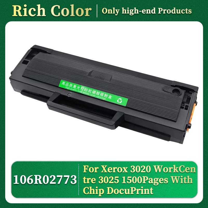 1PCS 106R02773 Toner Cartridge Compatible For Xerox Phaser 3020 WorkCentre 3025 1500pages With Chip Xerox DocuPrint 3020 3025