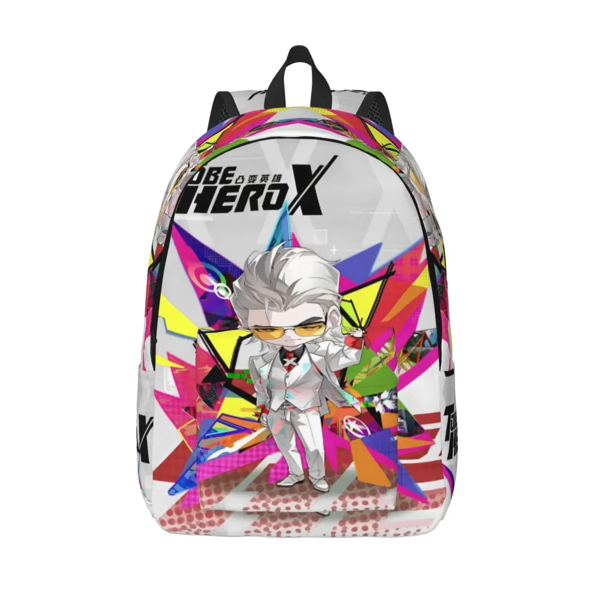 To Be Hero-X Snap Backpack for Men Women Casual Student Business Daypack Anime Cartoon Laptop Canvas Bags Durable