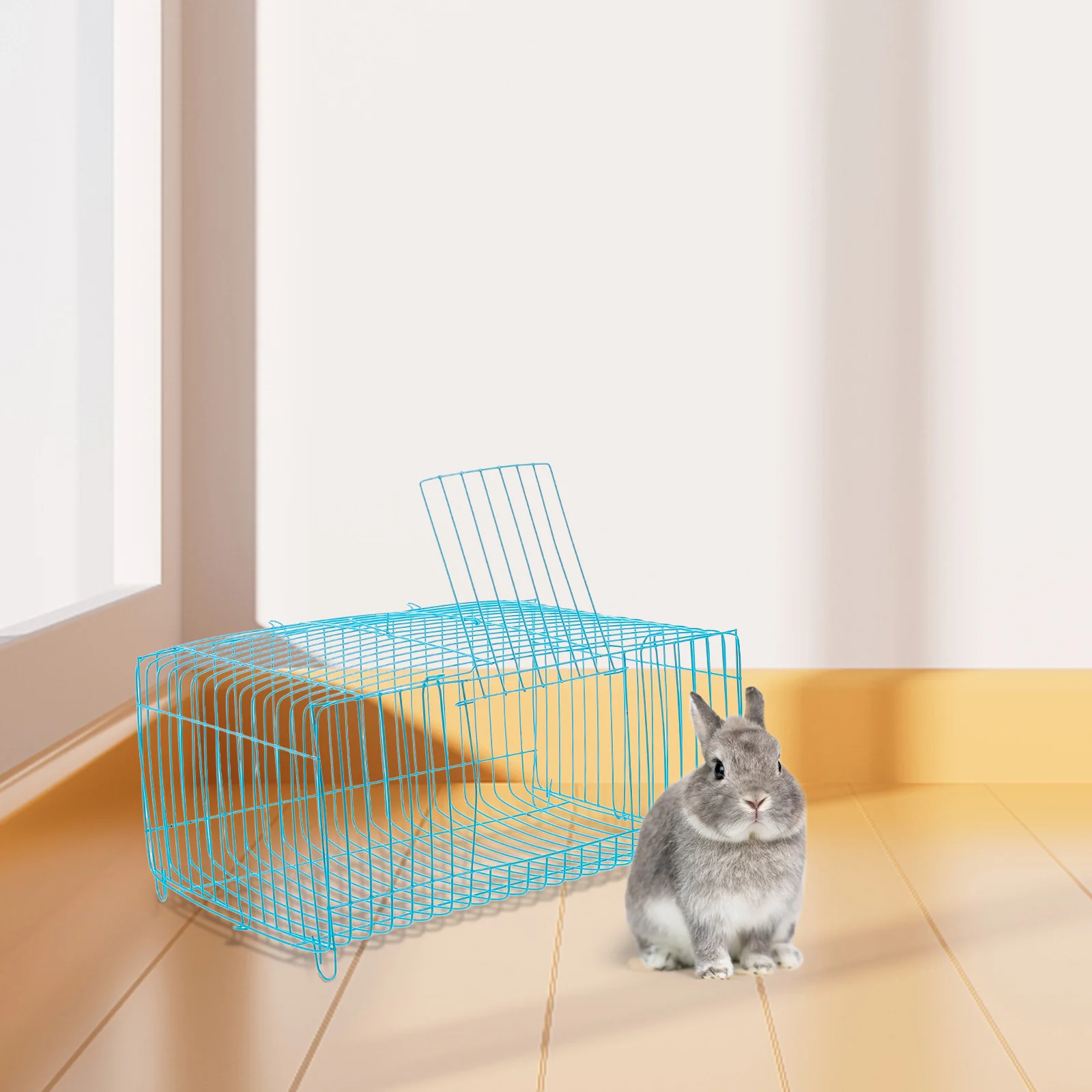 

Square Pillow For Small Parrot Hamster Portable Travel Carrier Breathable Wire Bird Cage Pet Outdoor Transport Handheld Cage