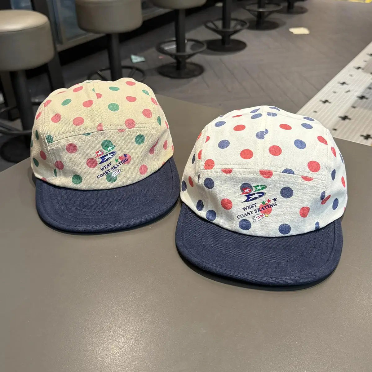 Retro 5 Panel Baseball Cap Embroidered Sunscreen Outdoor Hat for Men Women Camping Streetwear Fashion Casual Travel Daily Wear