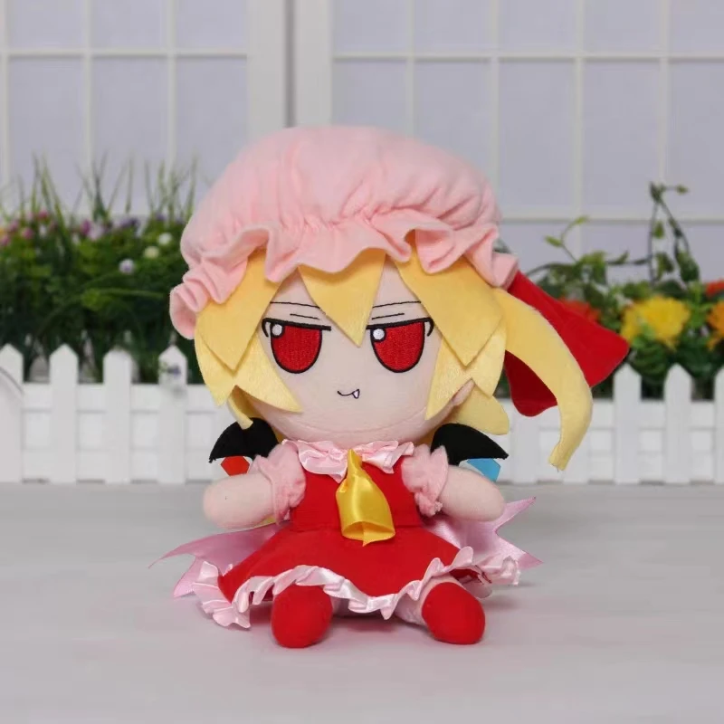 Touhou Project 20cm Plush Doll Toys Fumo Flandre Scarlet Anime Girl Cosplay  GIRL GIFT