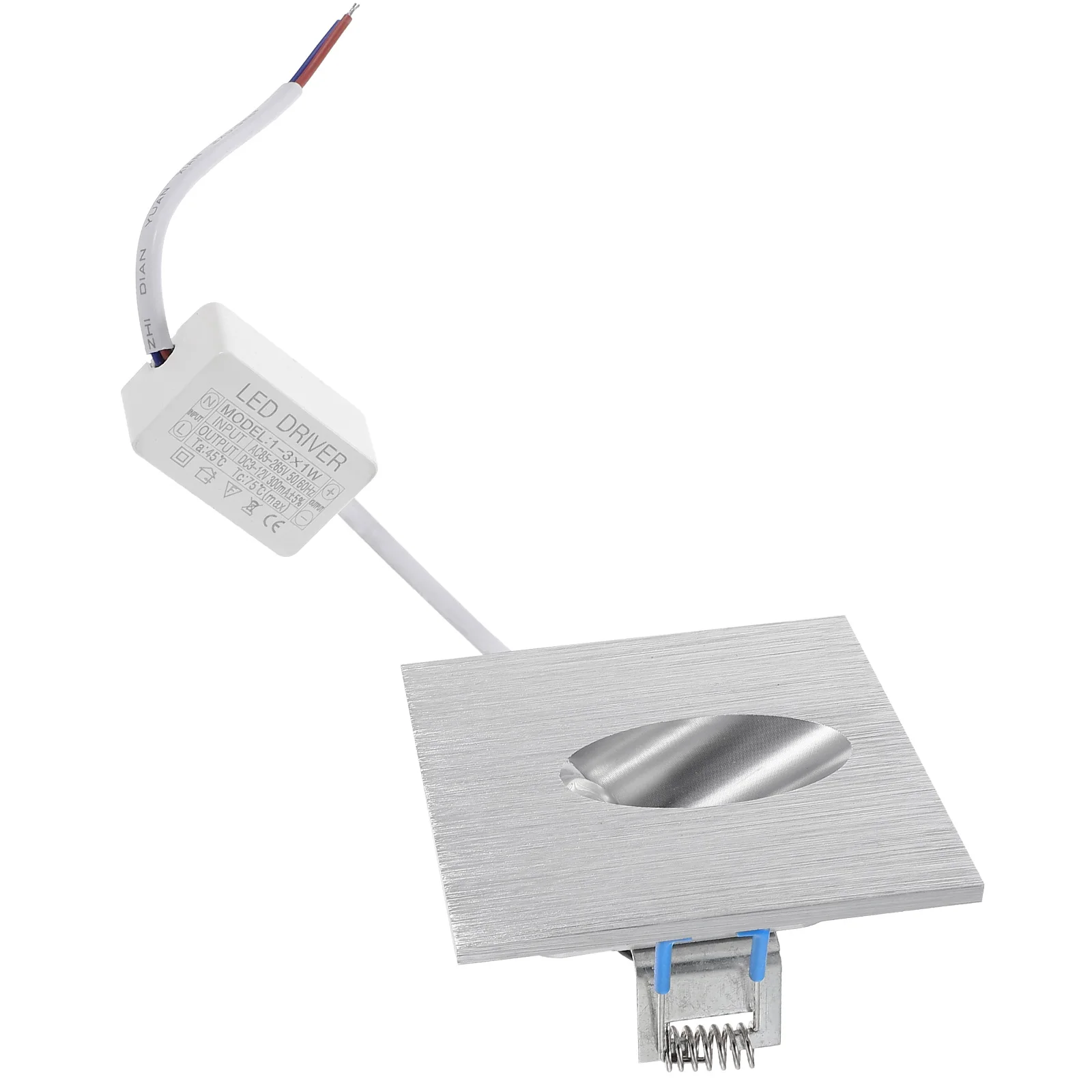 

Aluminium Alloy Led Square Step Stair Recessed Wall Mounted Indoor Corner Lamp Cold White 6000-6500K Creative Design Durable