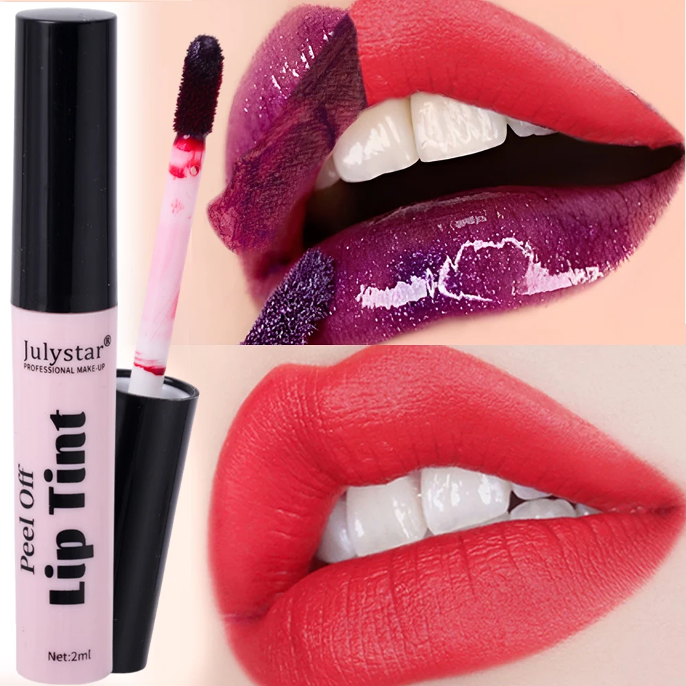 Matte Peel-off Lipstick Nourishing Waterproof Red Tearing Liquid Lip Stick Moisturized Lasting Sexy Amazing Lip Lint Cosmetics