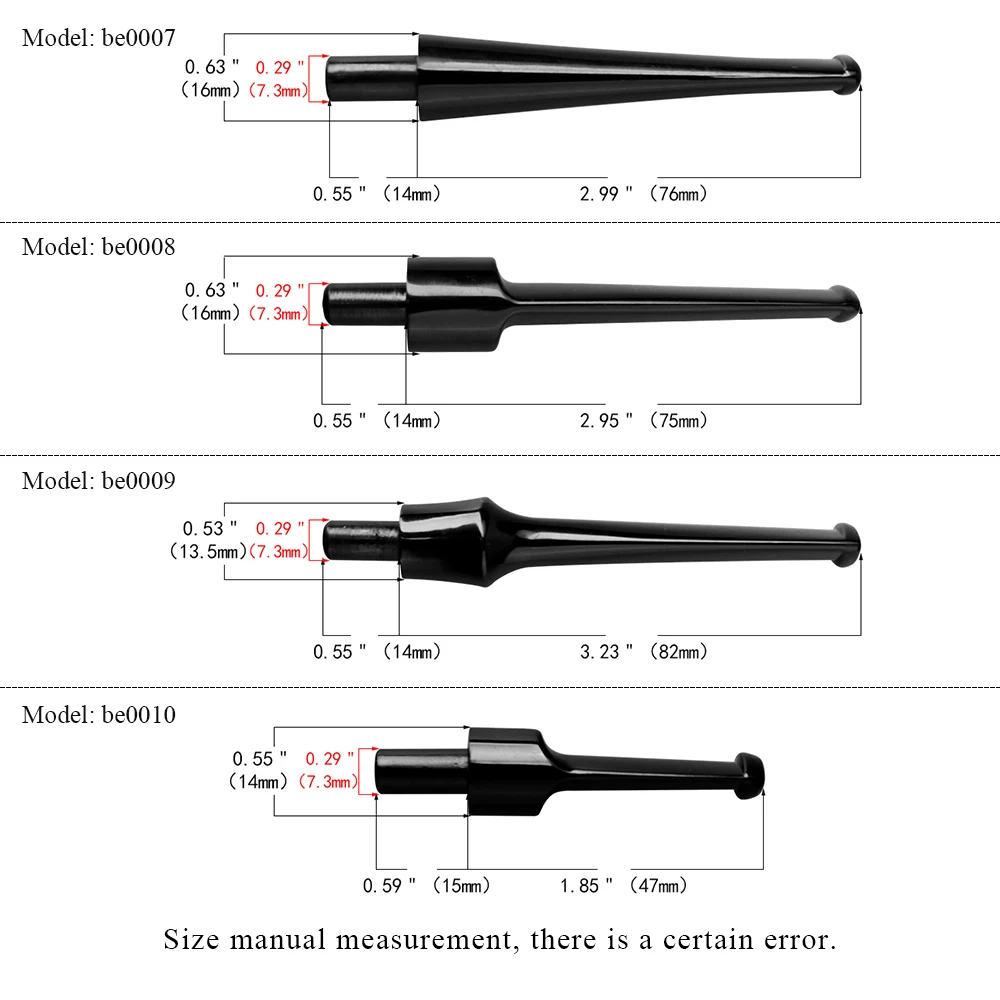 MuXiang 1pc Acrylic Tobacco mouthpiece , For briar Tobacco pipe smoke pipes , handwork Black stems ,  For 3mm filter element