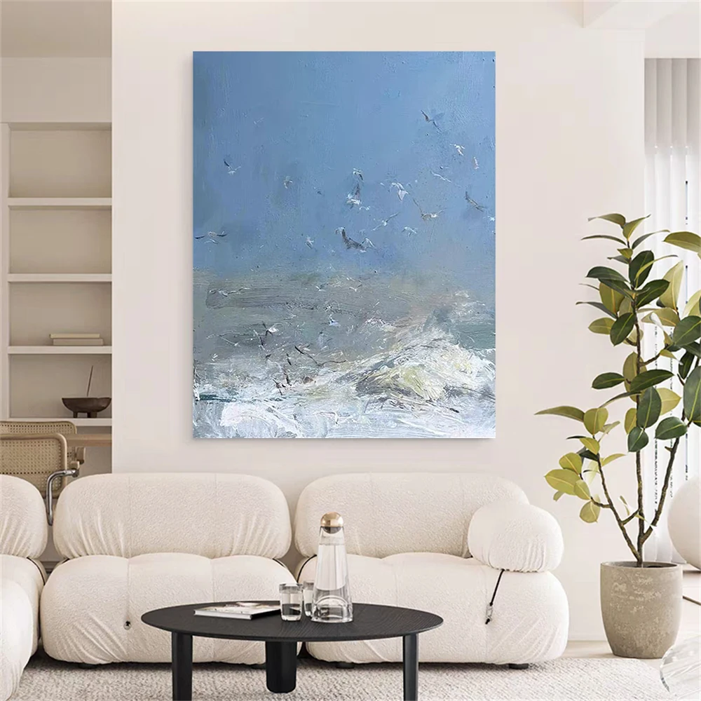 

Abstract Fog Creative Wall Art High-Quality Hand-Painted Oil Painting Canvas Picture Porch Mural For Office Home Decor Artwork