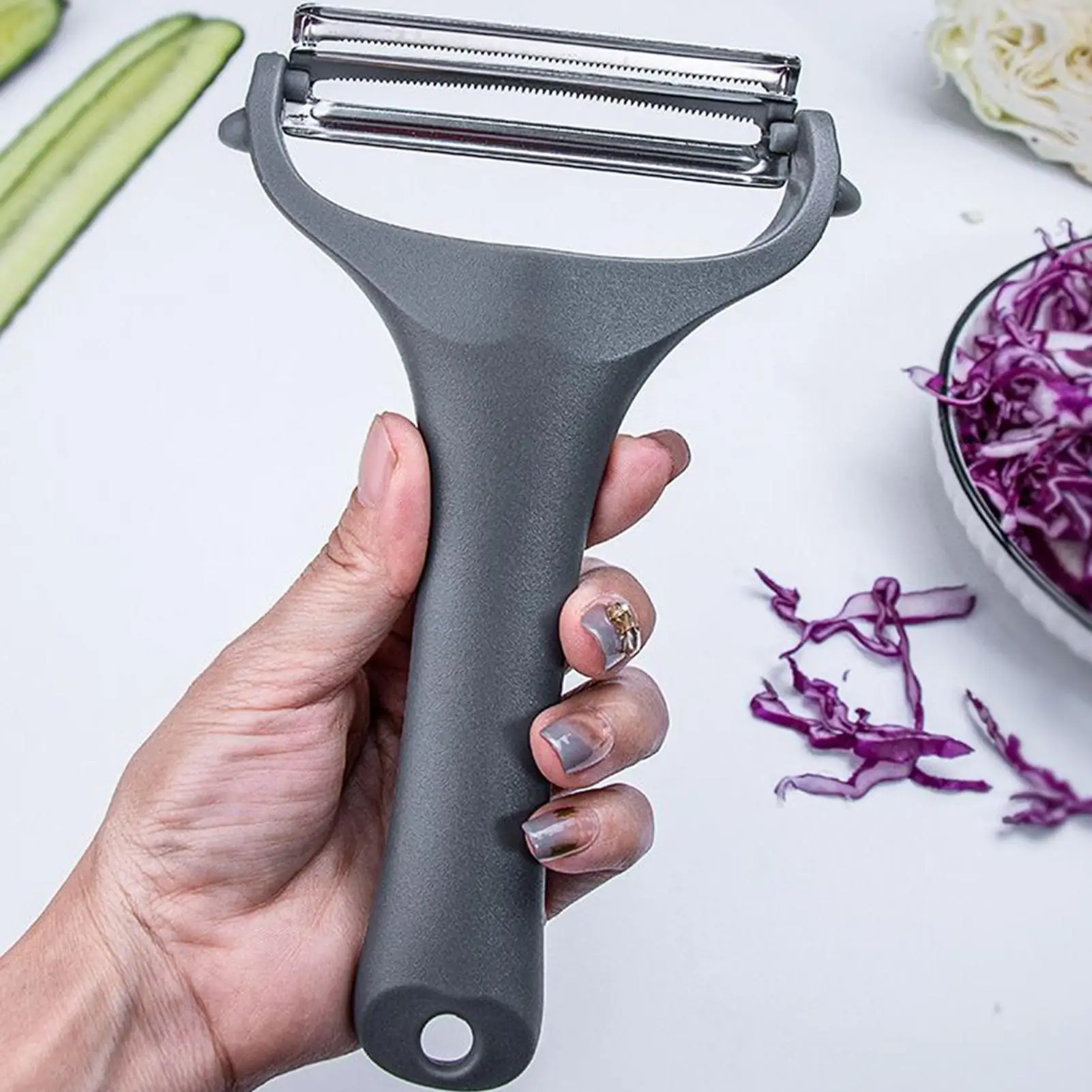 Cabbage Peeler Kitchen Cabbage Peeler Shredder Vegetable Grater Tool Kitchen Gadget for Meal Prep Cucumbers Onions Radishes