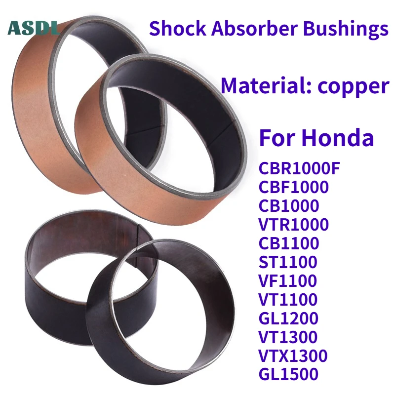 Front Fork Bushings Guide Rails Bush Shock Absorption for Honda CBR1000 CBF1000 CB1000 CB1100 ST1100 VT1100 GL1200 VT1300 GL1500