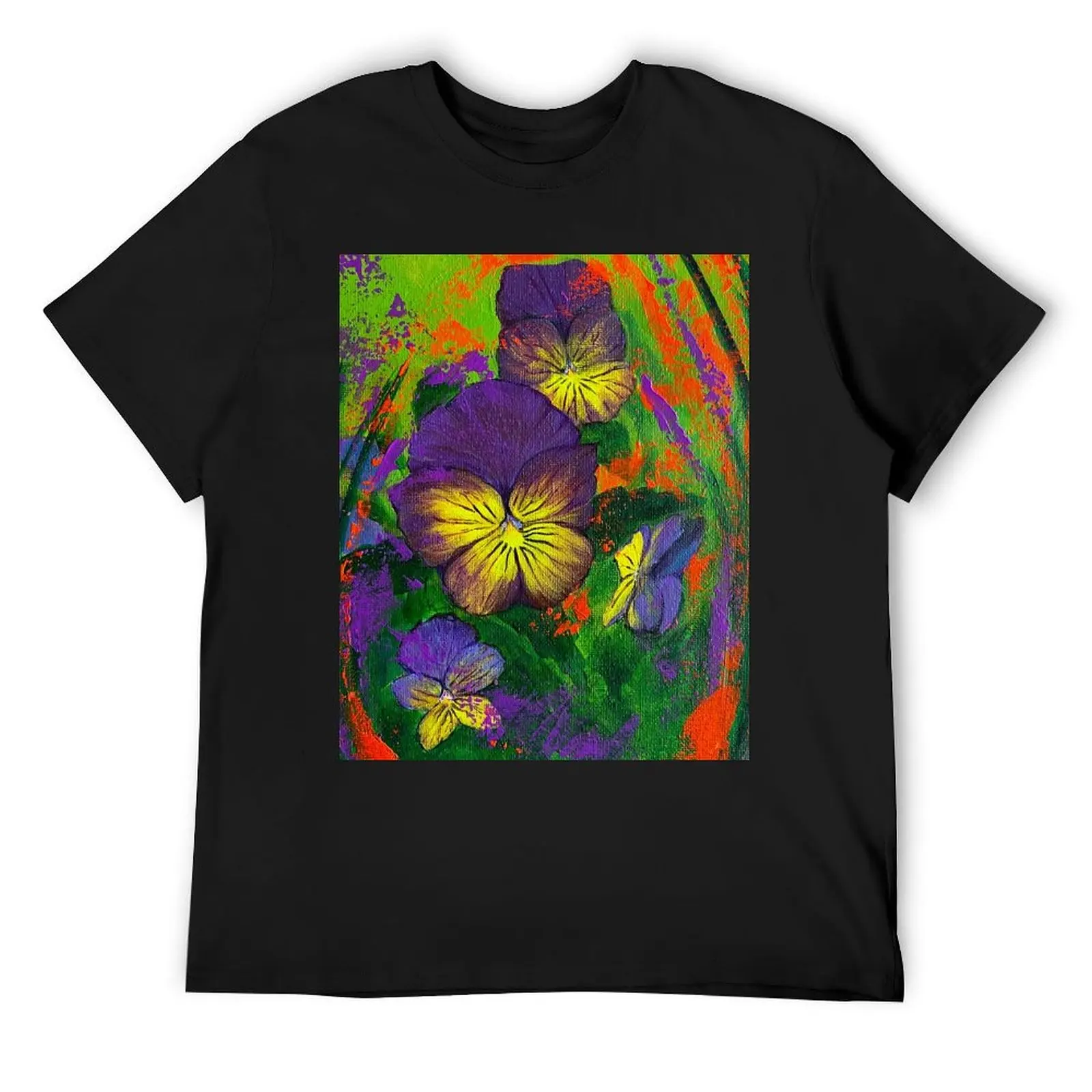 

Pansy Symphony T-Shirt rapper graphic tees Aesthetic clothing custom shirt mens t shirt