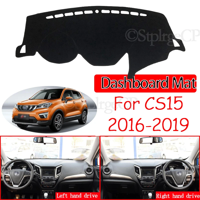 

Anti-Slip Mat Dashboard Pad Sunshade Dashmat Protect Anti-UV Dash Carpet Car Accessories for Changan CS15 2016 2017 2018 2019
