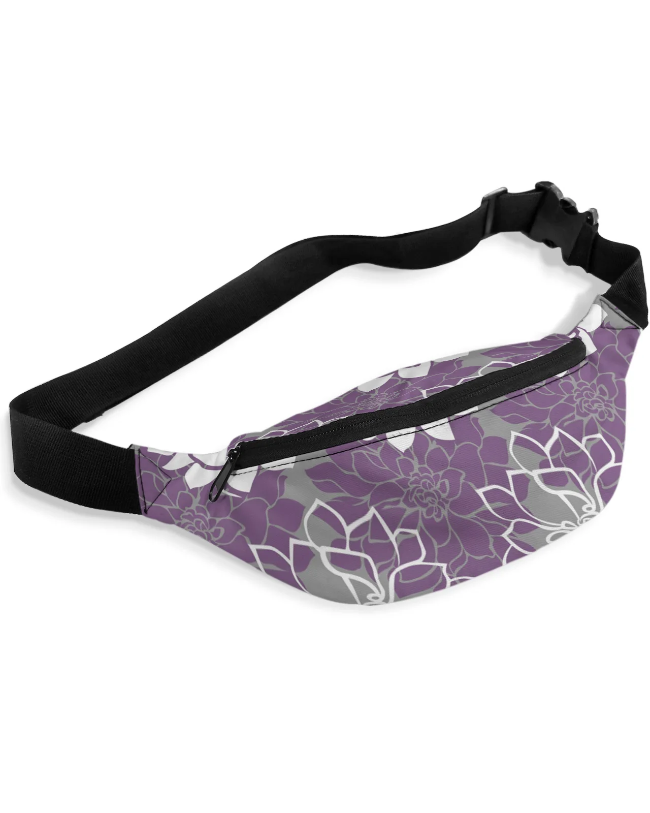 

Colorful Flower Waist Packs Shoulder Bag Unisex Messenger Bag Casual Fashion Fanny Pack for Women