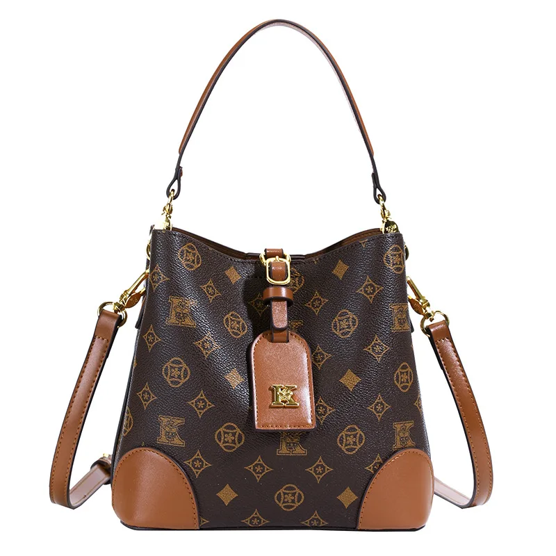 

Женская винтажная сумка-мешок премиум-класса 2025 года — новая тенденция, универсальная сумка через плечо большой вместимости