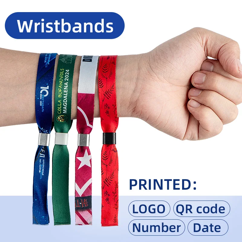 800 pcs | Disposable Wristbands Bulk Customizable Event Wristbands for Parties Concerts Access Control Waterproof Wrist Bands