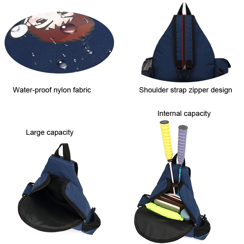 Fashion YWYAT Backpack Badminton Bag Capacity 2 Rackets Boys Girls Kids Sports Bags Badminton Racquet Cover Children Backpack