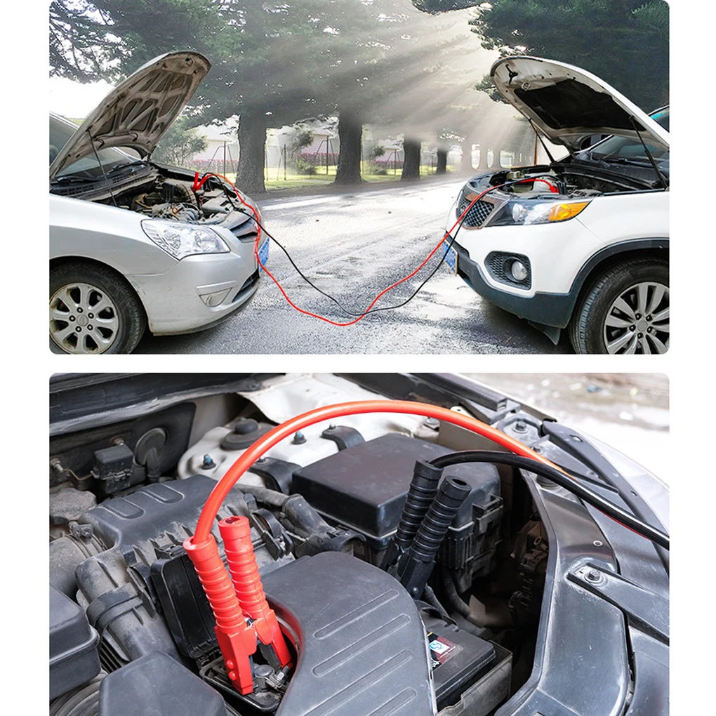 Car Battery Jump Booster Cooper Cable Safety Jumpers Professional Automobile Modification Maintenance Accessories