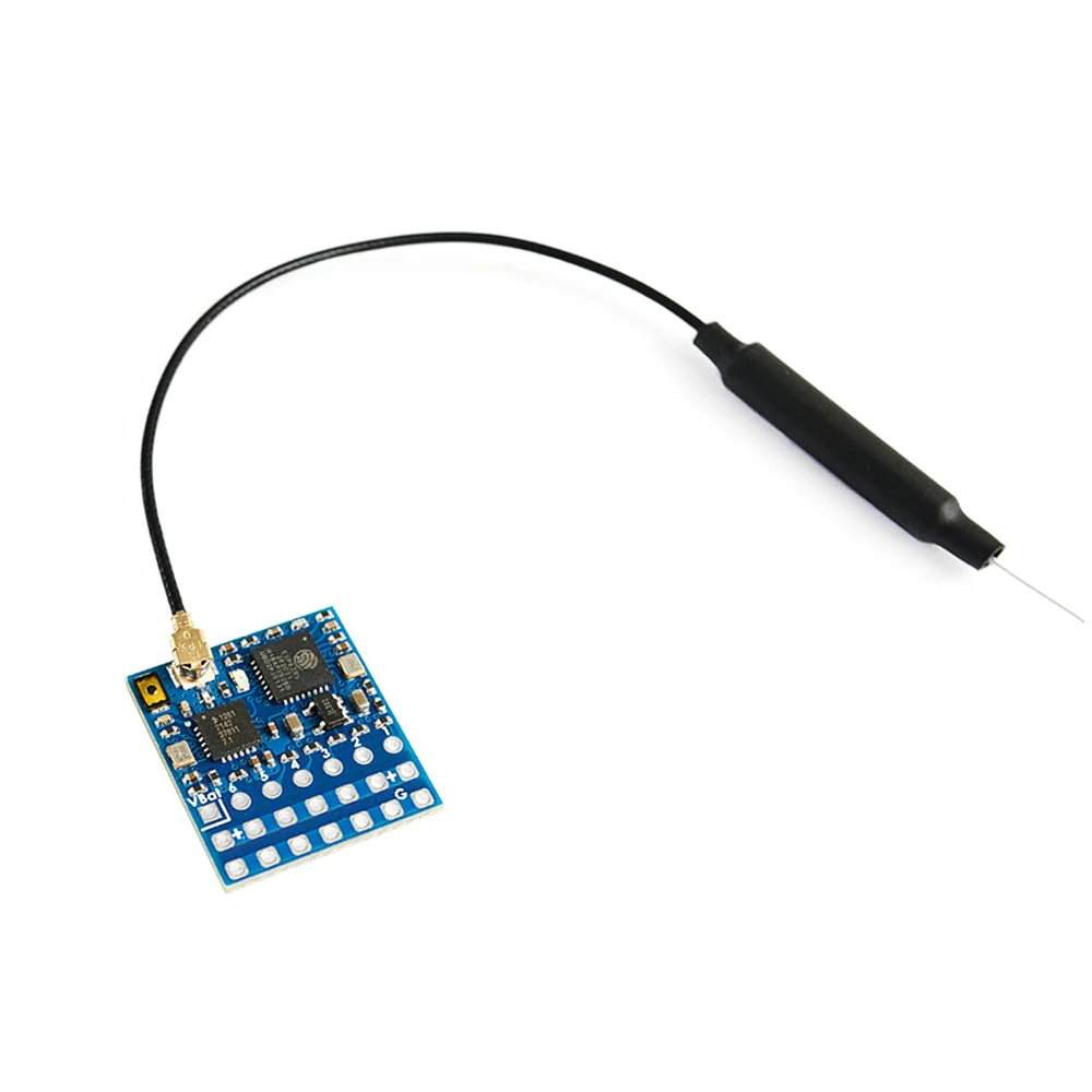 MATEKSYS ELRS-R24-P6 EXPRESSLRS 2.4G 6CH PWM RECEIVER ExpressLRS 3.0 VBAT Voltage Sense for RC FPV Airplane Fixed-Wing