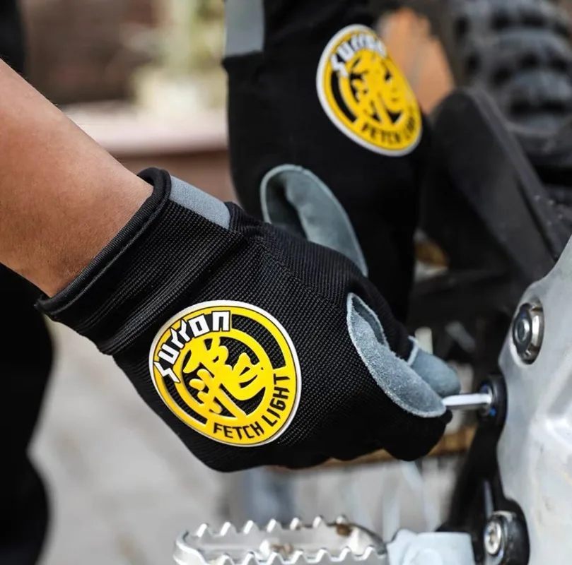 Suitable for Qiulong original peripherals, riding gloves, all-finger motorcycle bicycle rider equipment gloves