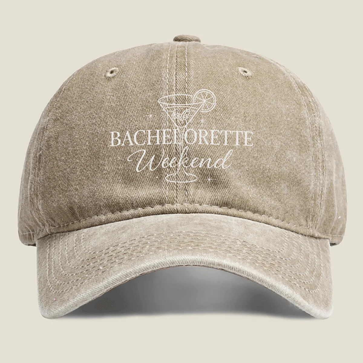 Bachelorette Weekend Baseball Cap Unisex Adjustable Washed Cotton Cap for Bachelorette Party Outdoor Events