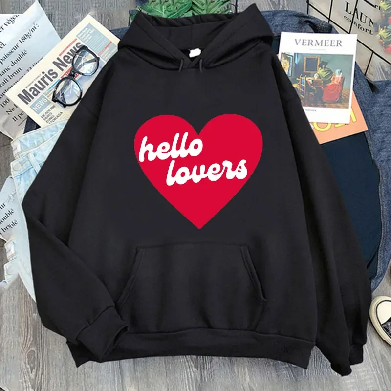 2024 nihoran heart hoodie men print Harajuku long sleeve sweatshirts unisex casual street fashion streetwear anime tops clot