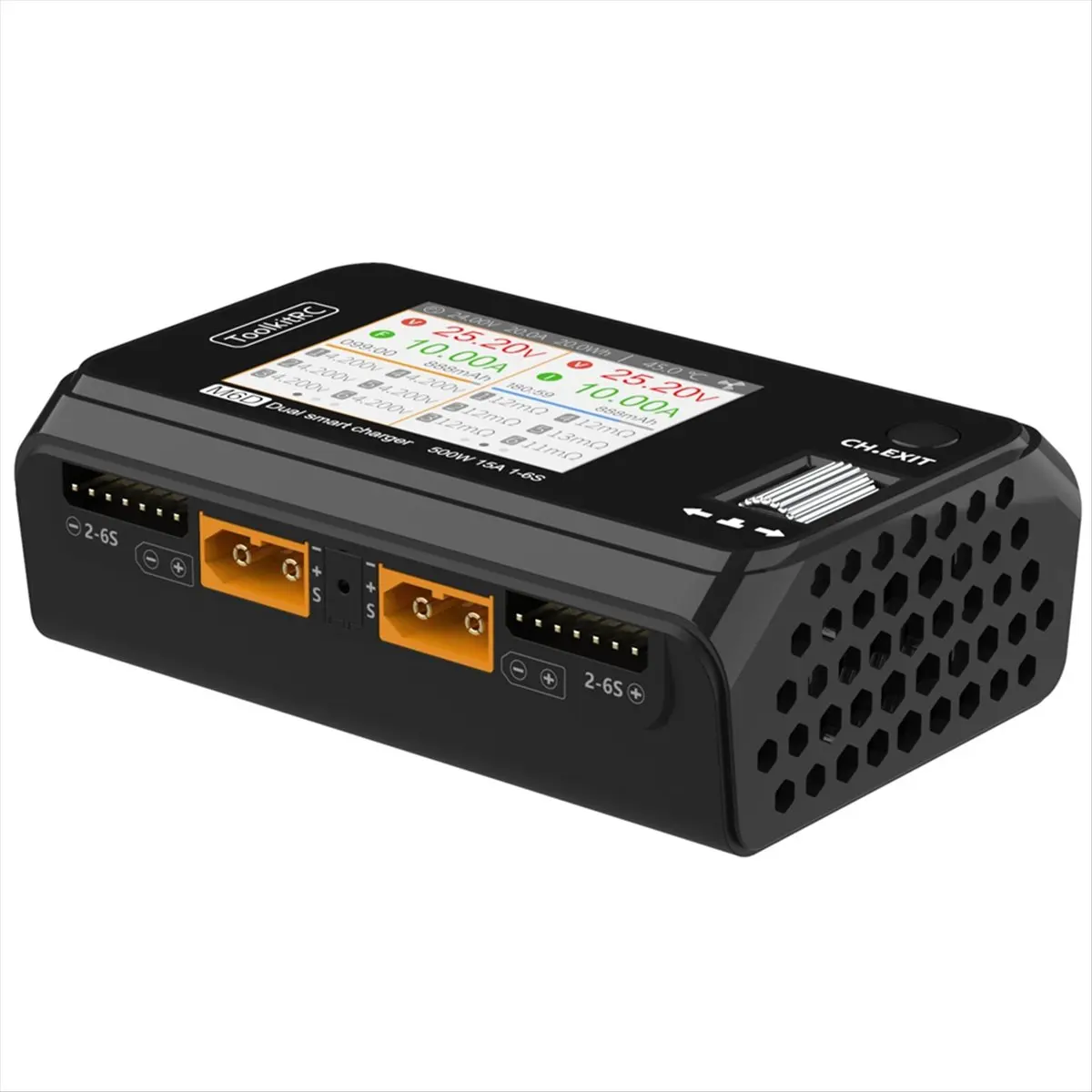 FOR A202F  M6D 500W 25A Dc Dual Channel Mini Smart Charger Dual Channel Balanced Charger Lithium Battery Charger
