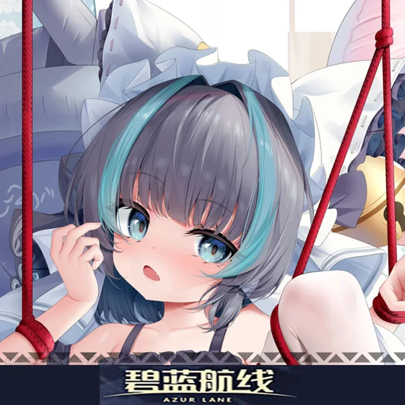 Dakimakura-طباعة على الوجهين معانقة غطاء وسادة الجسم ، HMS Cheshire Anime ، دروبشيبينغ