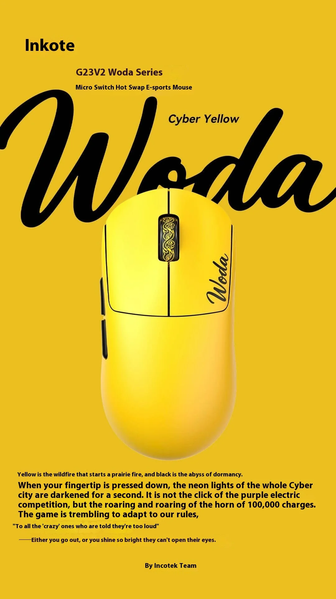 Incott G23V2 SE/G23V2 Pro Woda ماوس مزدوج الوضع PAW3395 ماوس ألعاب لاسلكي عمر بطارية طويل خفيف الوزن ألعاب الكمبيوتر الفئران مخصص #2