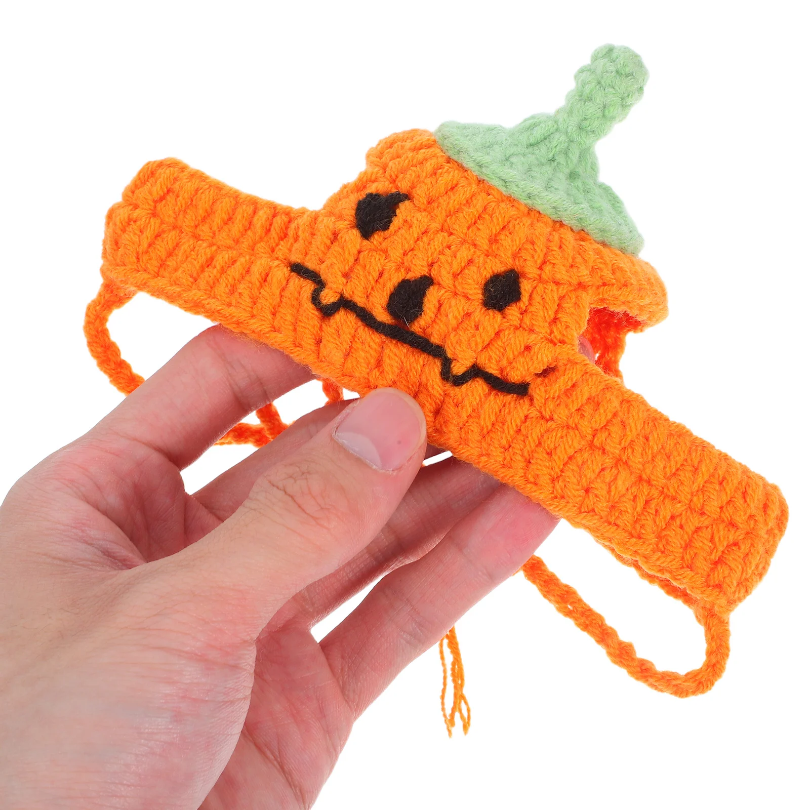 

Pet Halloween Cat Pumpkin Hat Soft Adjustable Strap Comfortable Headwear Kitten Dress Up Costume Cap Kitten Costumes