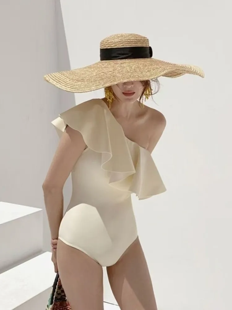 

Сексуальный женский купальник с высокой талией, комплект бикини с эффектом утяжки живота, дышащий, быстросохнущий, стильный пляжный наряд для вечеринок у бассейна, новинка