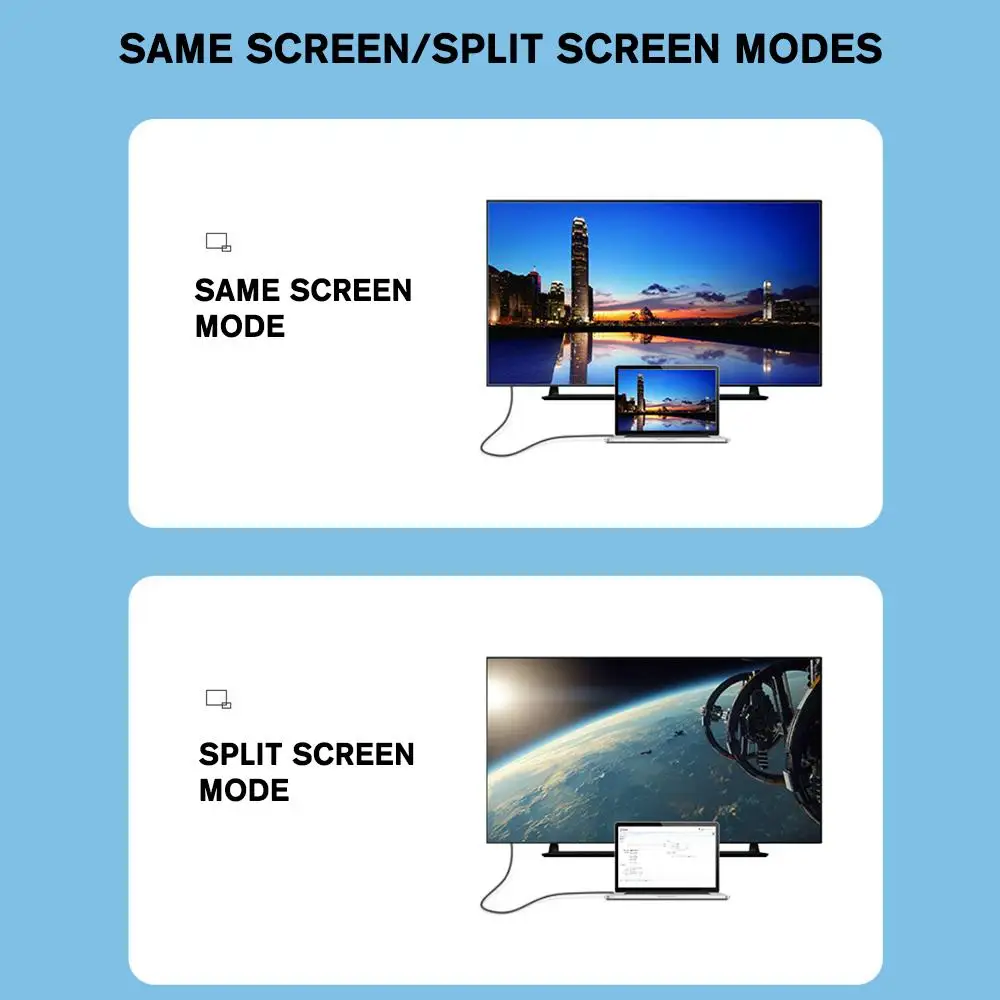 Cabo de Projeção HDMI para MacBook Pro Air, USB Tipo C para HDMI, 2m, Samsung, Lenovo, Thinkpad, Switch, 4K, 60Hz