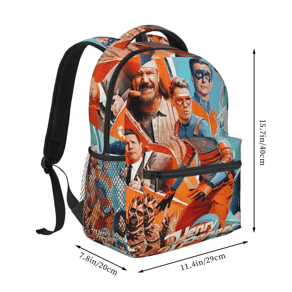 Henry Danger Backpacks Boys Girls Bookbag Students School Bags Cartoon Kids Rucksack Shoulder Bag Large Capacity
