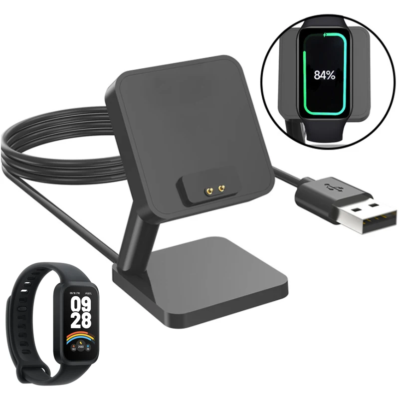 Desktop Stand Charger Adapter USB Charging Cable Dock Station For Xiaomi Redmi Band 3/2 Power Charge Smart Band3 Accessories