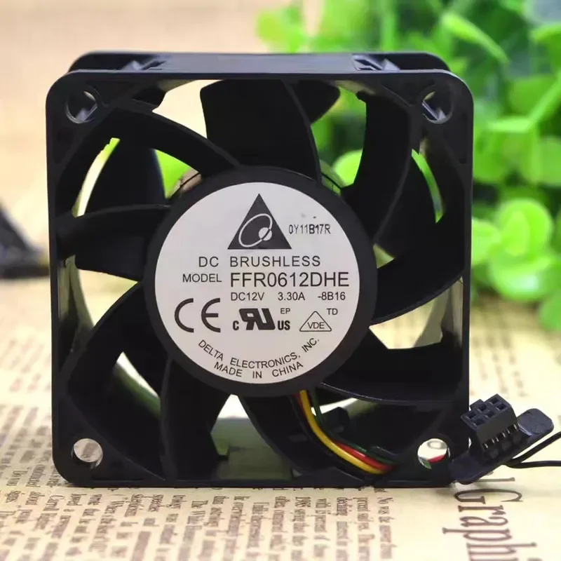 for Delta 6038 12V 3.3A 6cm Double Ball Bearing Cooling Fan Original Imported High Quality Low Price