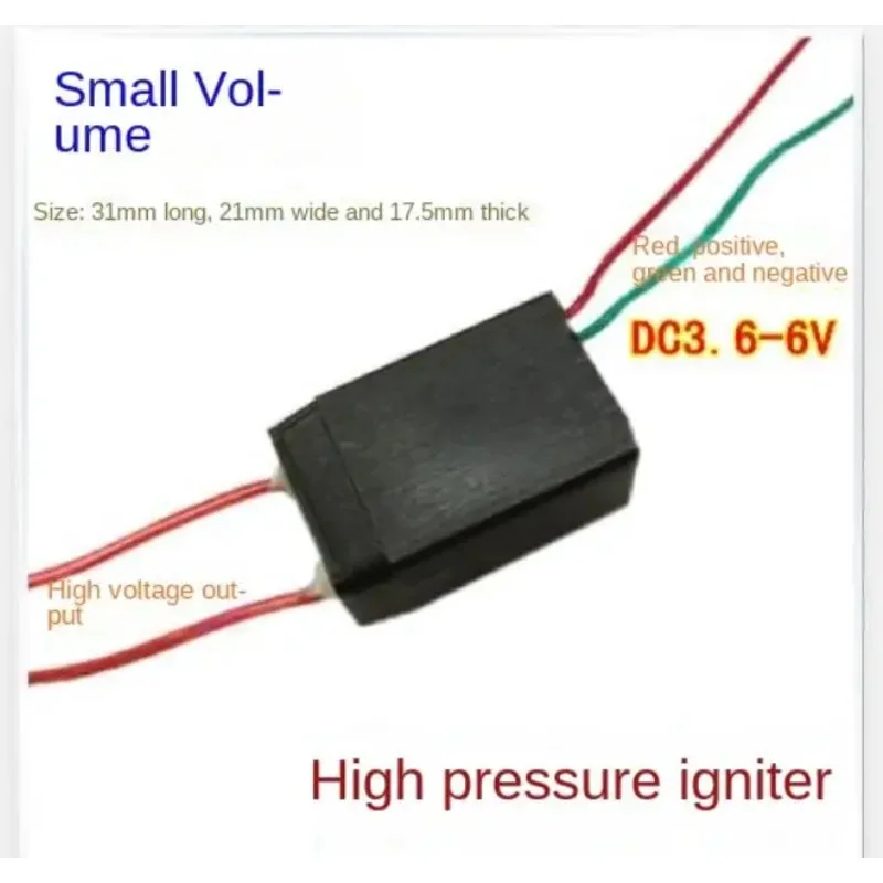 2pcs High-voltage Package Igniter DC3.6V Input, Output 15KV-20KV, Small Size, Suitable for Electronic Cigarette Lighter