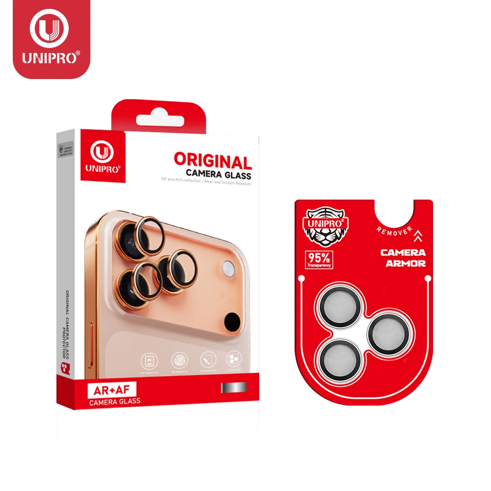 

UNIPRO Camera Lens Protector HD Corning Glass For iPhone 17 Pro Max Back Lens Cap For iPhone 17 Air Full Cover Protective Case