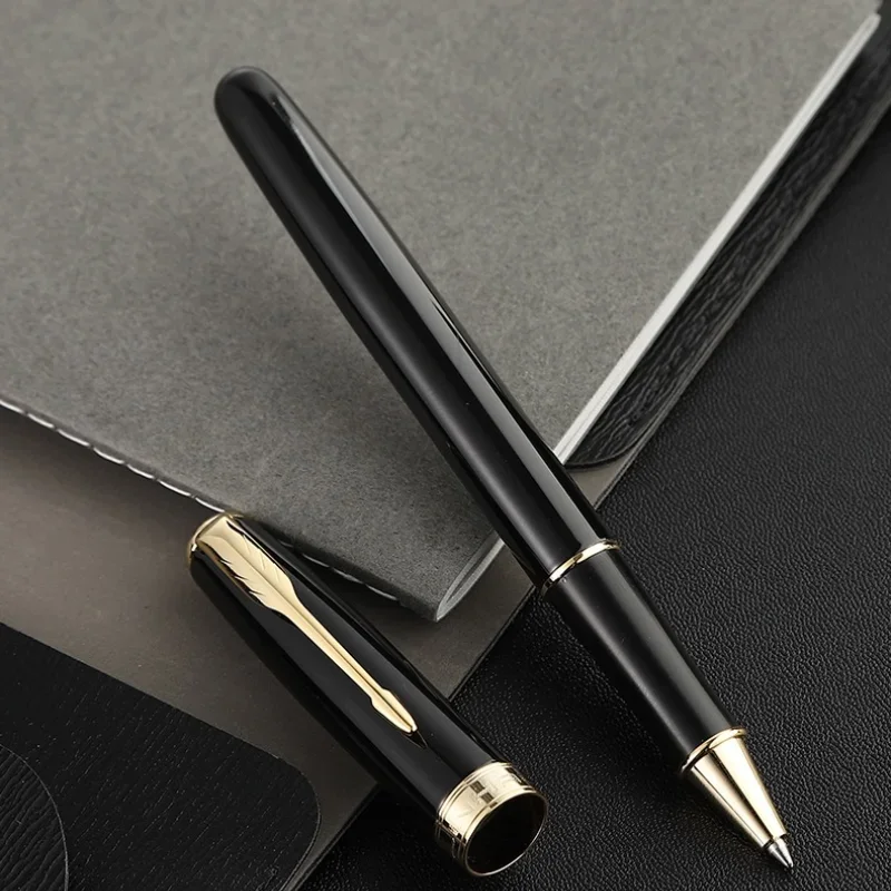 Jinhao 75 Ballpoint Pen Metal Black/Black Red Luxury Elegant Pens Replaceable Refill Writing School Office Supplies Stationery