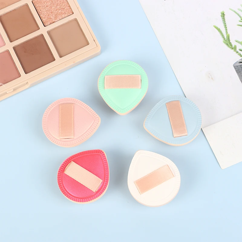 Super Mini Finger Puff Makeup Sponge Face Foundation Powder Concealer Cream accessori cosmetici professionali strumenti per il trucco