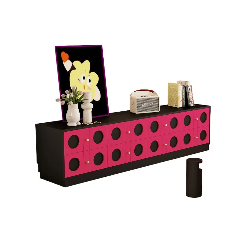 

Тумба-шкаф для телевизора в гостиную, низкий напольный шкаф для хранения вещей