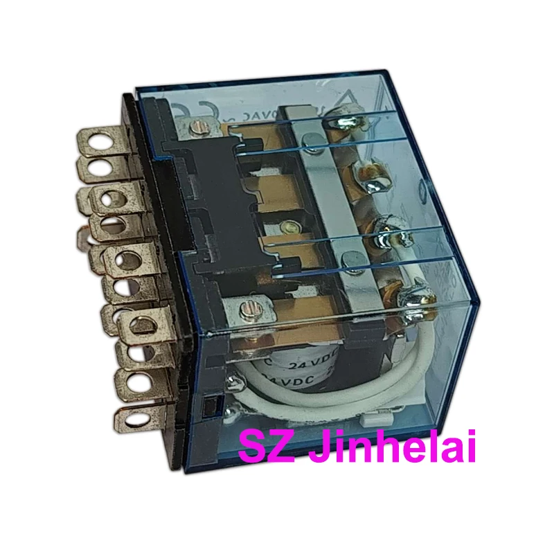 5pcs OMRON LY4N-J 24VDC 12VDC 110VDC 220VAC 24VAC 110VAC Authentic Original 14Pin Relay LY4NJ 10A 4NO 4NC