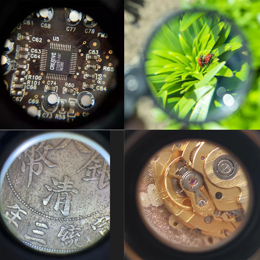 時計修理工具、時計工具、ブティック3in1拡大鏡、アイマスクセット、スチールワイヤーインチミラー、接眼レンズ