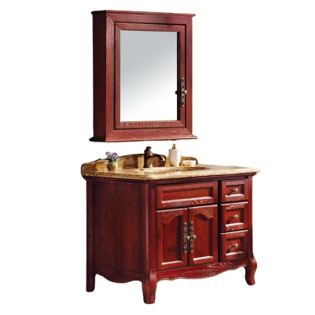 

Классический антикварный туалетный столик в американском европейском стиле с зеркалом