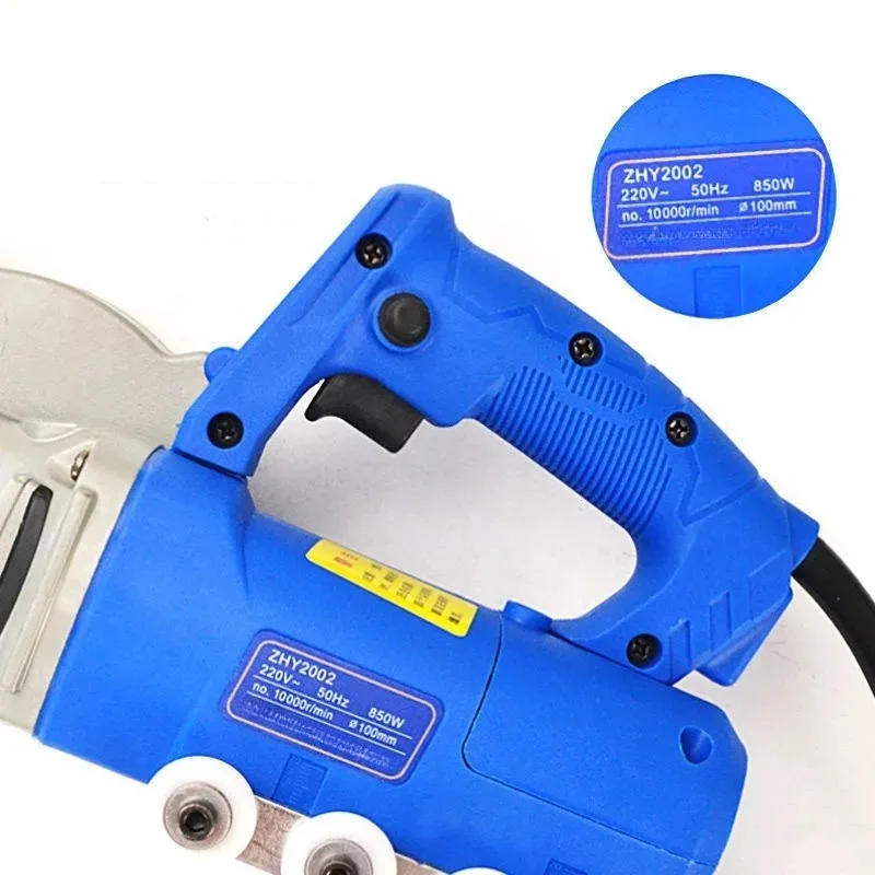Electric tile gap cleaner, grooving tool