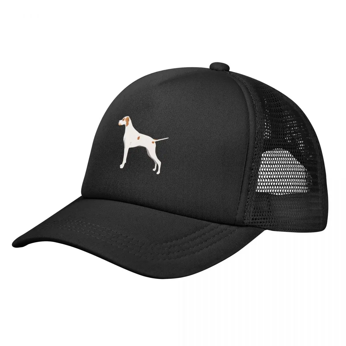 Realistic English pointer orange and white silhouette Baseball Cap Hip Hop Golf Kids Hat Streetwear Men's Women's