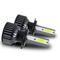 New P1 Lime Green Ultra Bright LED Car Headlights Automobile Bulbs Gold Light Fog Lamp Modification Headlight Assembly