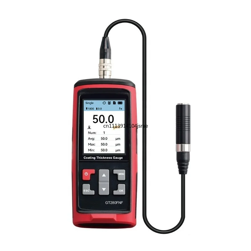 For GT280FNF Split Coating Thickness Gauge Ferrous Non-Ferrous Car Paint Film Plating Thickness Detector