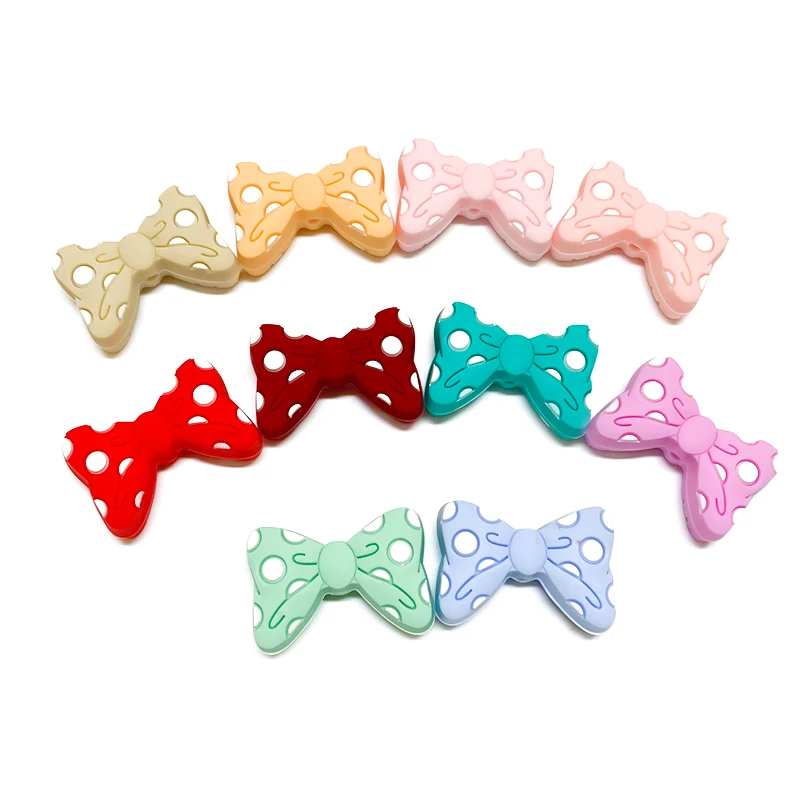 Image of 10 Stück Mini-Silikonperlen in verschiedenen Farben, BPA-frei, für die Schmuckherstellung, DIY-Spielzeug, Schnullerclip, Halsketten-Zubehör