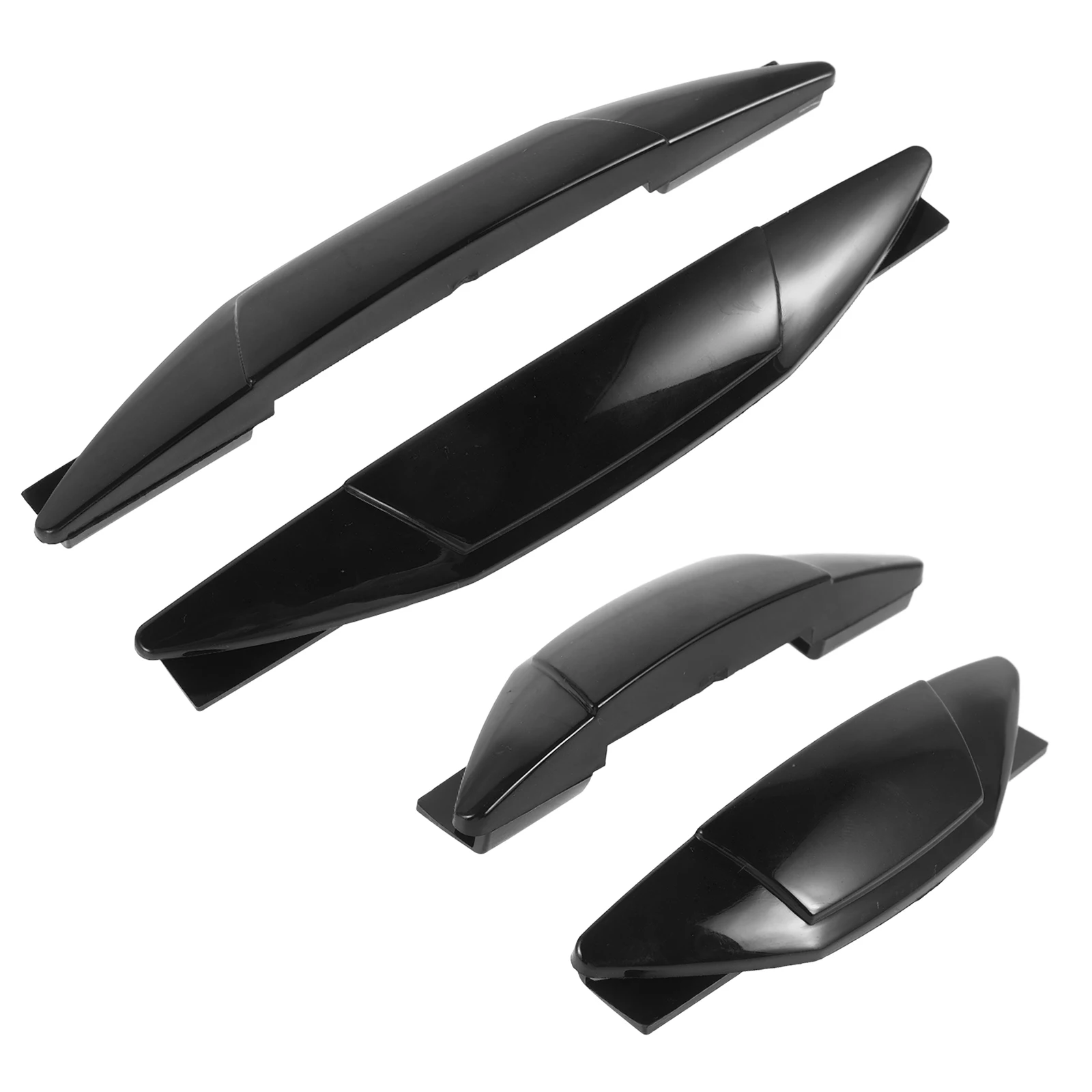 

4 Pcs Door Anti-collision Strip Car Strips Automotive Protectors Anti-scratch Black