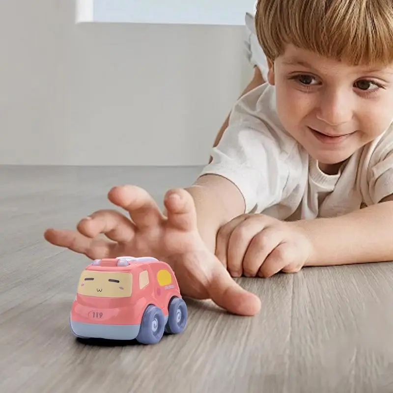 Baby Toy Cars For Boys Girls Press And Go Cartoon Educational Car Toys Pull Back Cars Toys For Toddlers