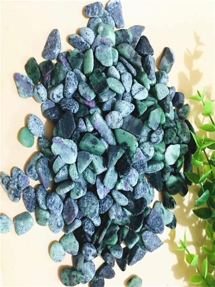 1000g natural crystal red and green sapphire mineral gemstones for home decoration