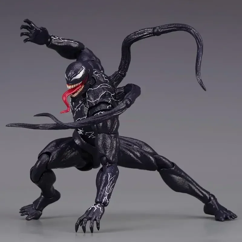 Decor Beeldje 20 cm Marvel Venom 2 Shf Legends Action Figure Gezamenlijke Beweegbare Speelgoed Veranderen Gezicht Standbeeld Anime Perifere