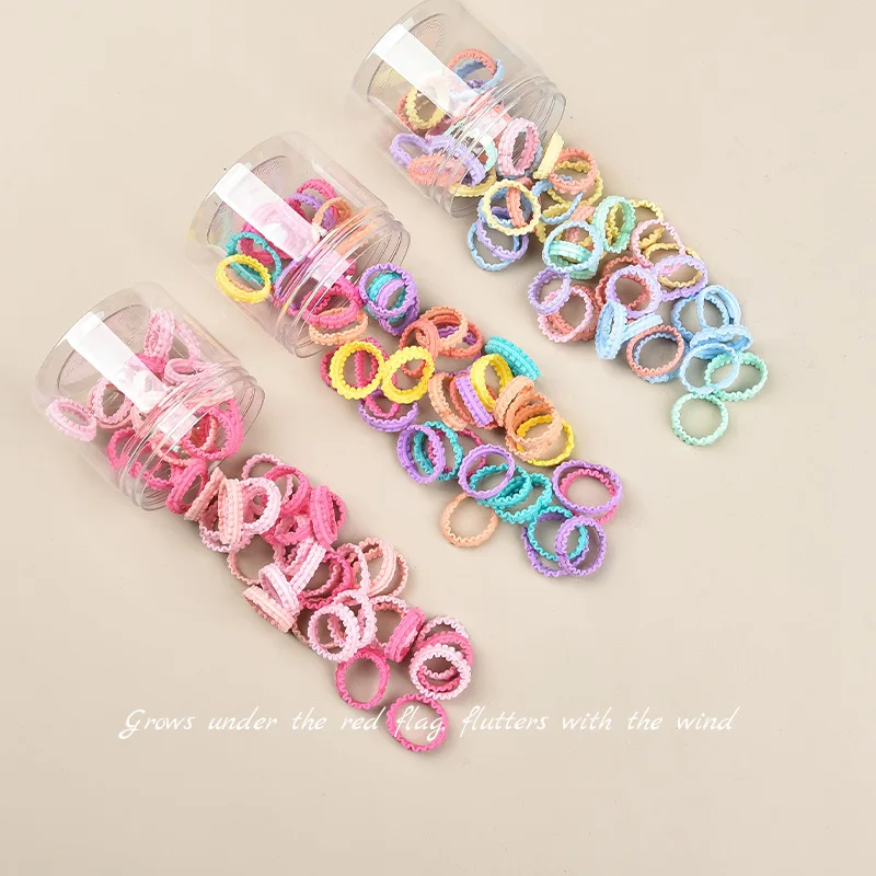 

Kids Hair Elastics High Stretch Baby Hair Ties Small Size Hair Bands for Girls Gentle No Snag Hair Accessories
